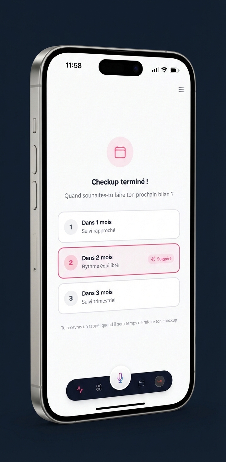 Application mobile Gu.ma - suivi quotidien